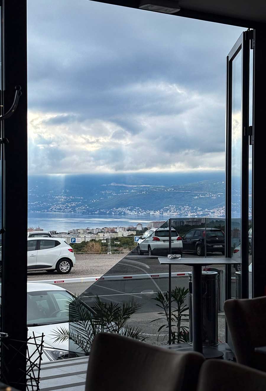 Pogled na Kvarner s terase